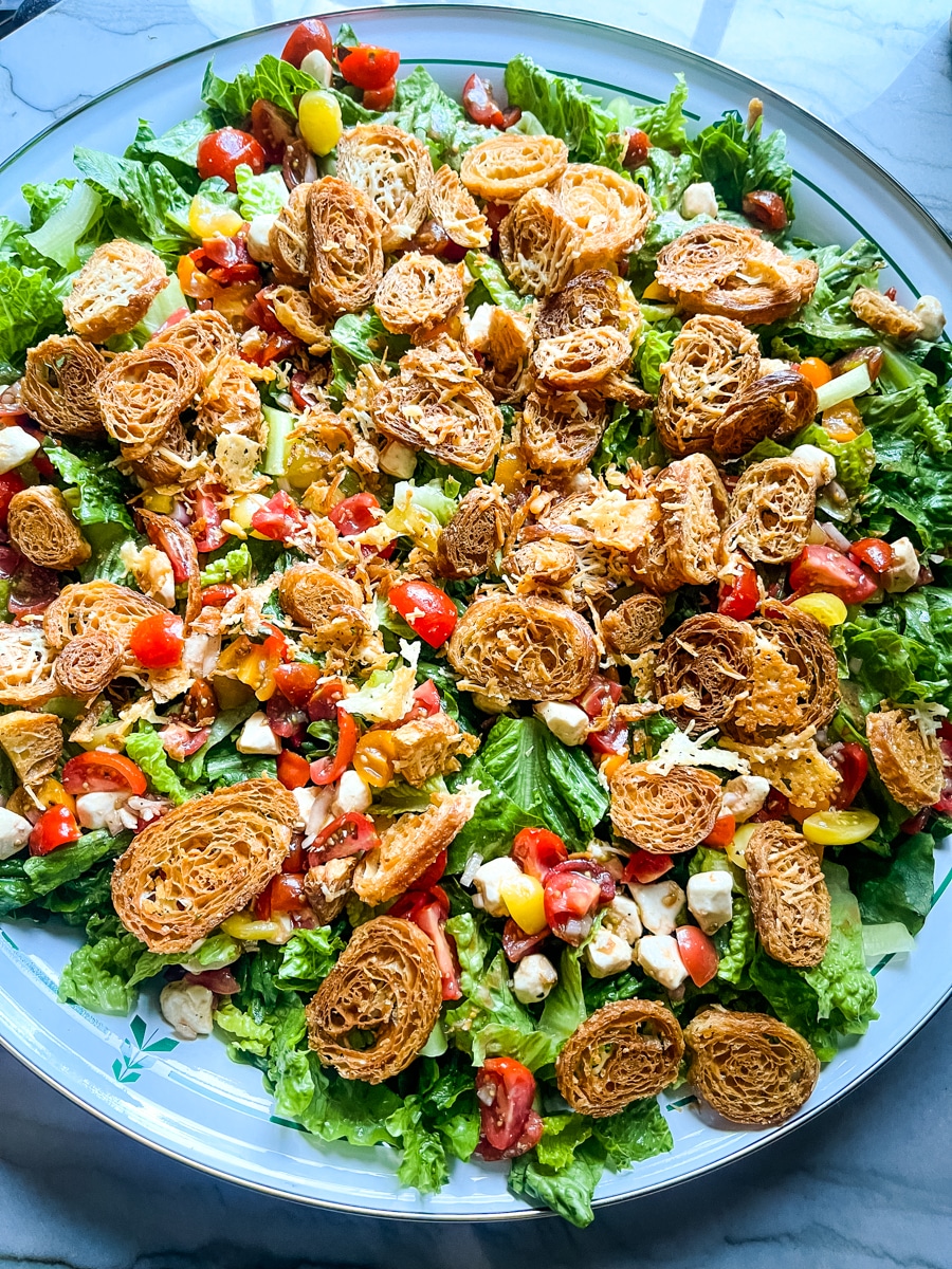 Caprese Caesar Salad Recipe (Easy Salad Recipe)