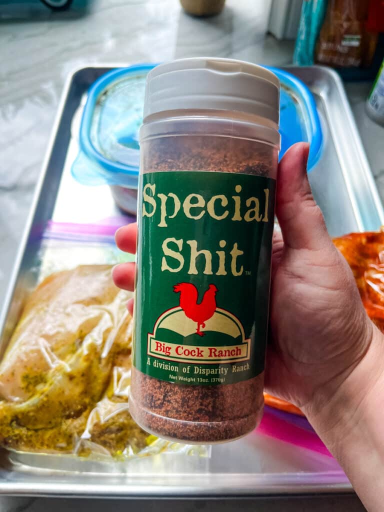 special shit seasoning from big cock ranch