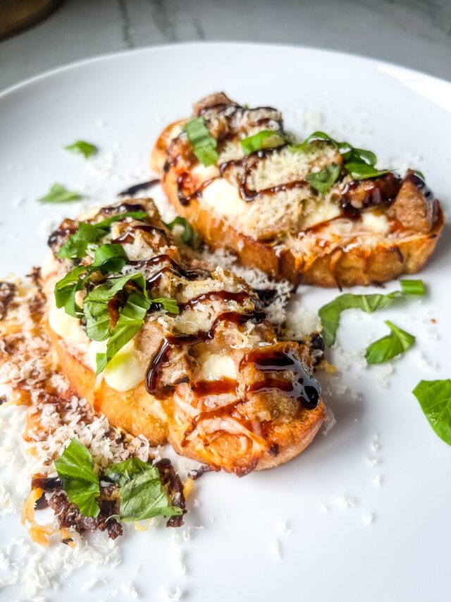 Meatball Pizza Toast