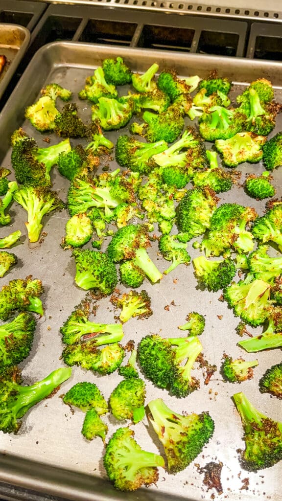 broccoli for a roasted dinner