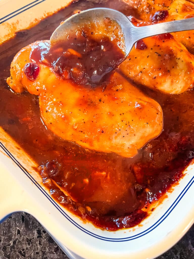 slow cooker cranberry chicken