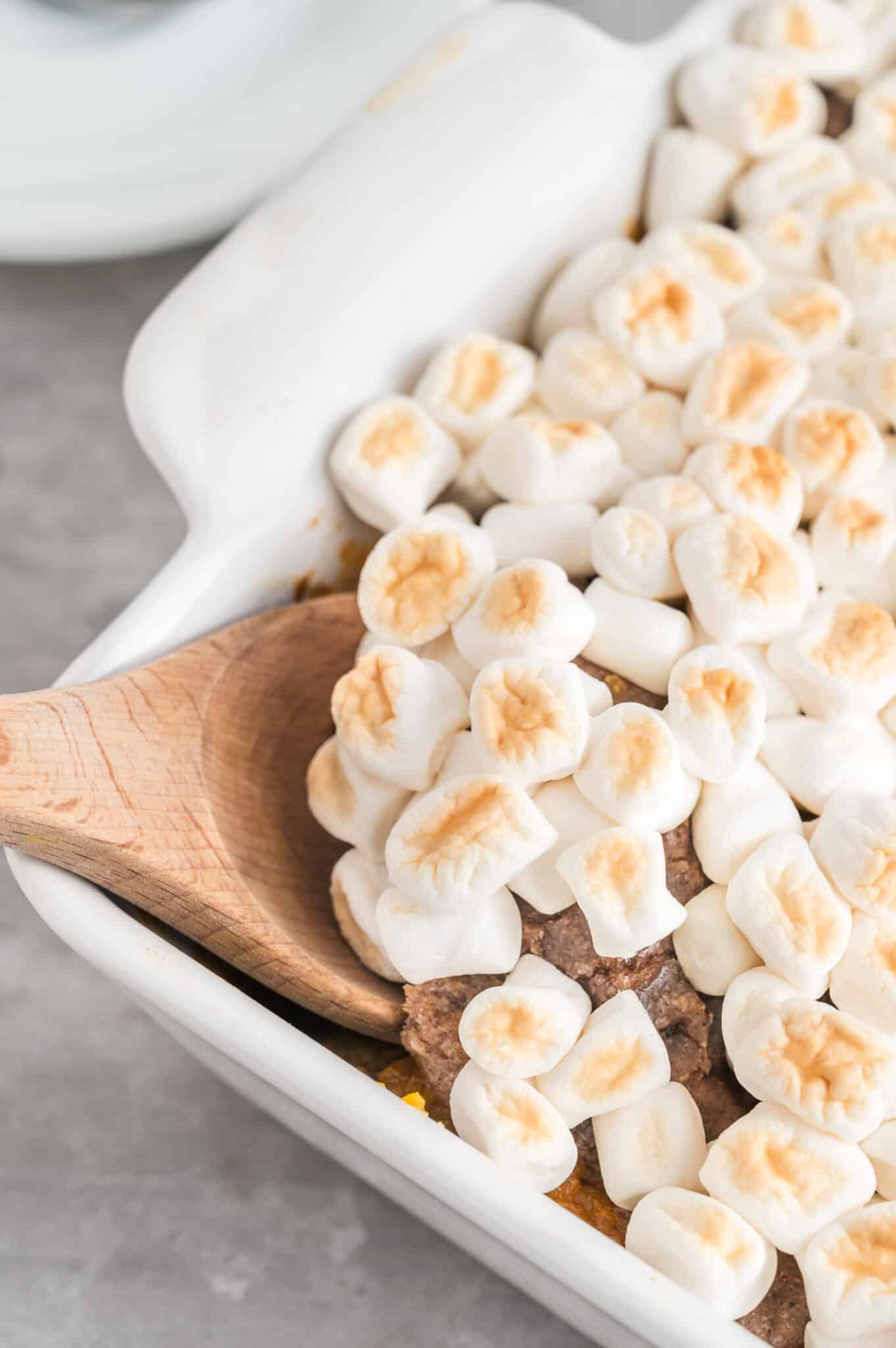 Classic Sweet Potato Casserole with Marshmallows