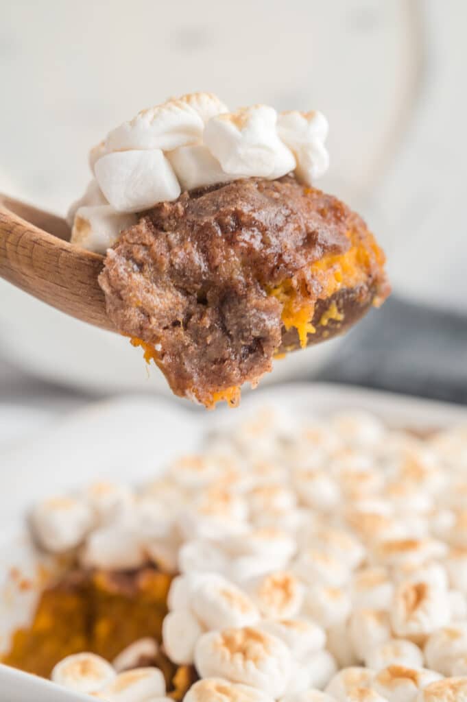 sweet potato casserole with marshmallows