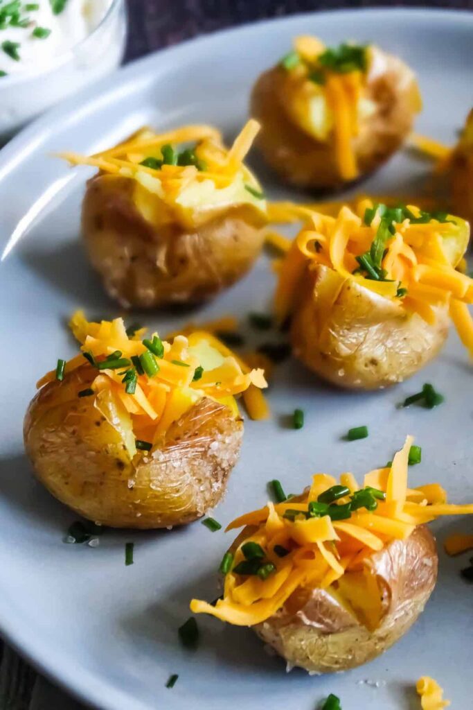 air fryer mini baked potatoes