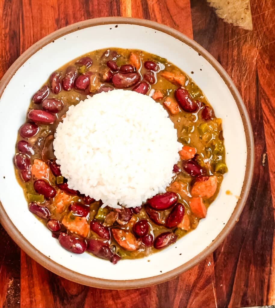 quick and easy red beans and rice