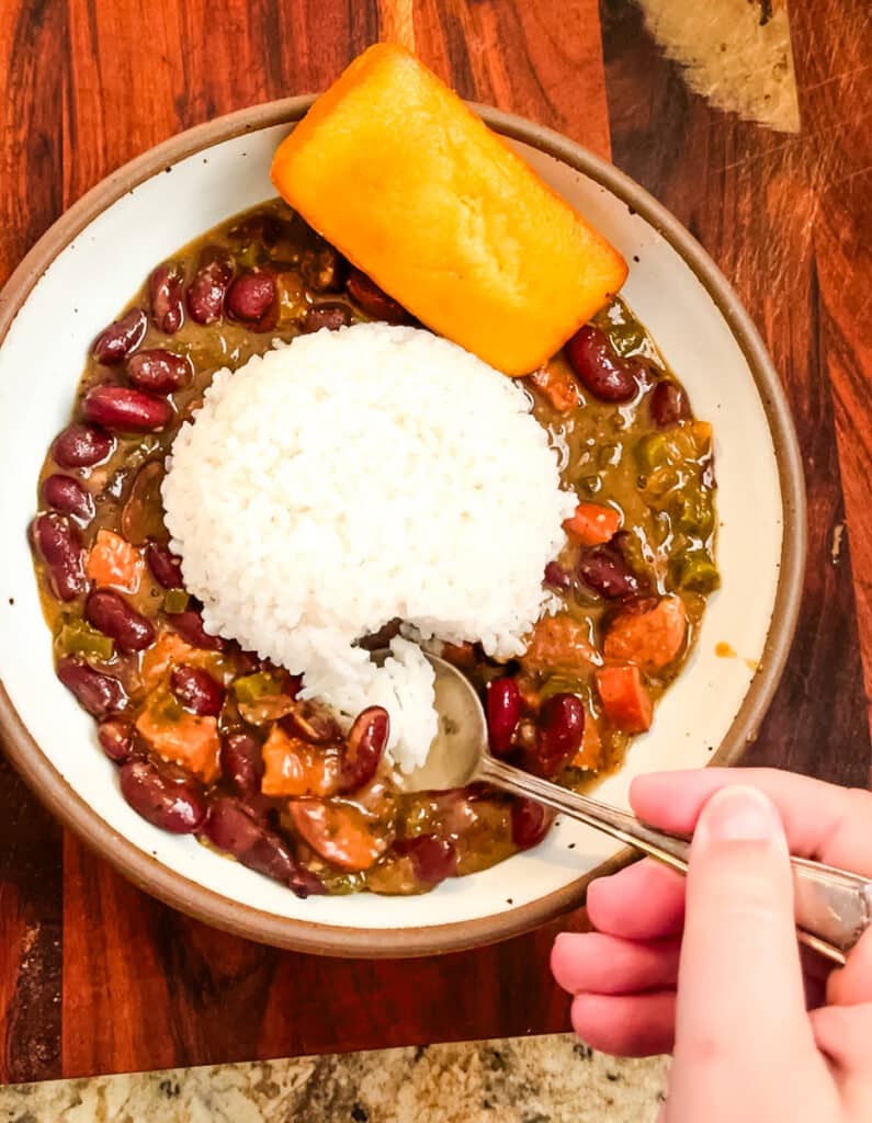 quick and easy red beans and rice