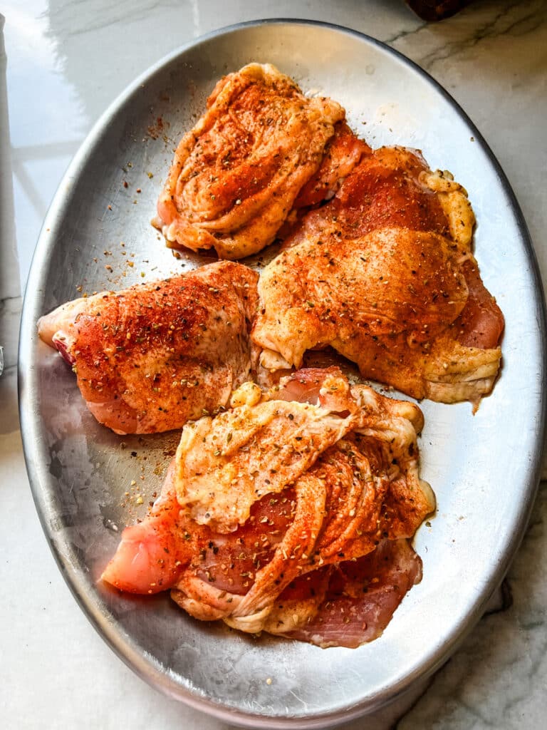 dry brining chicken thighs