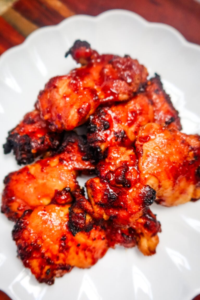 sugar daddy thighs (air fryer barbecue chicken thighs)