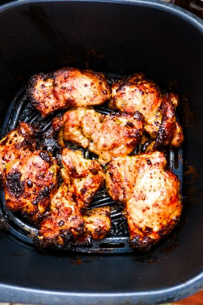 air frying chicken thighs