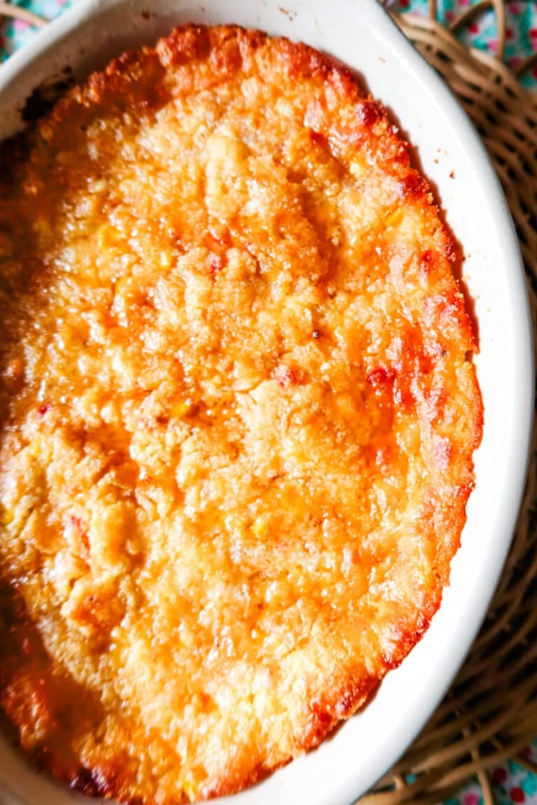 hot honey pimento cheese corn casserole