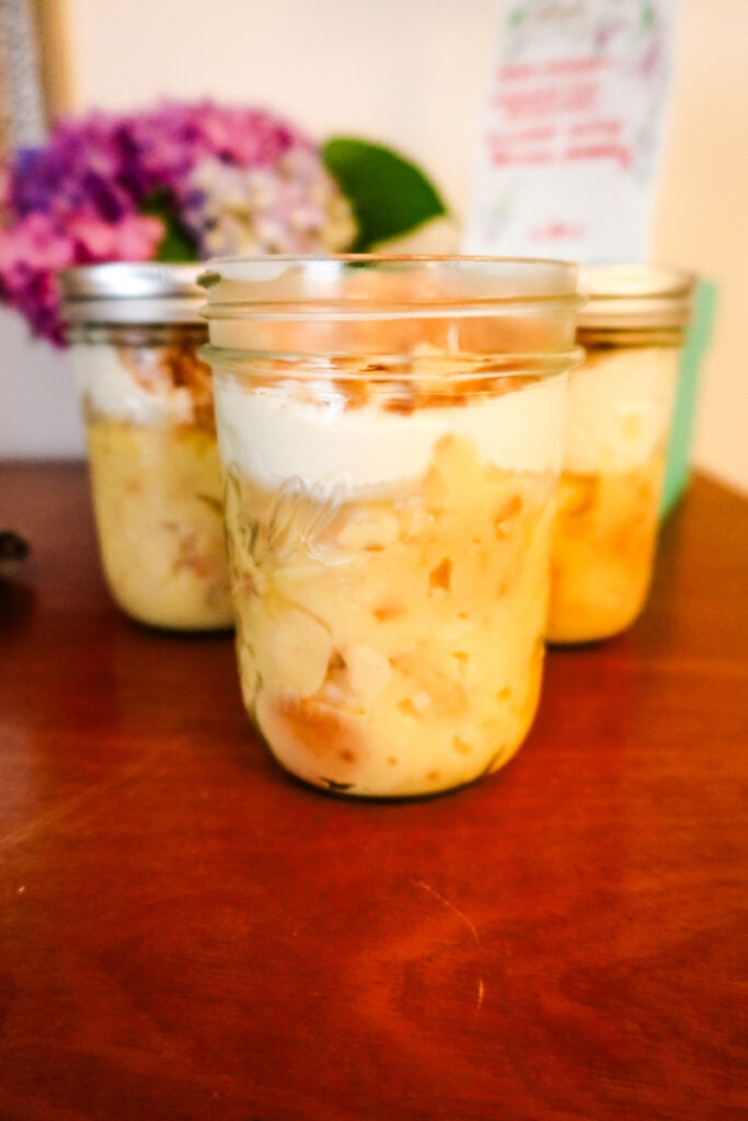 Banana Pudding Jars with Coconut & Sea Salt