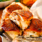 swiss onion dip sliders with ham