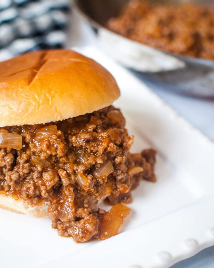 Classic sloppy joes piled on buns, the ultimate football party food