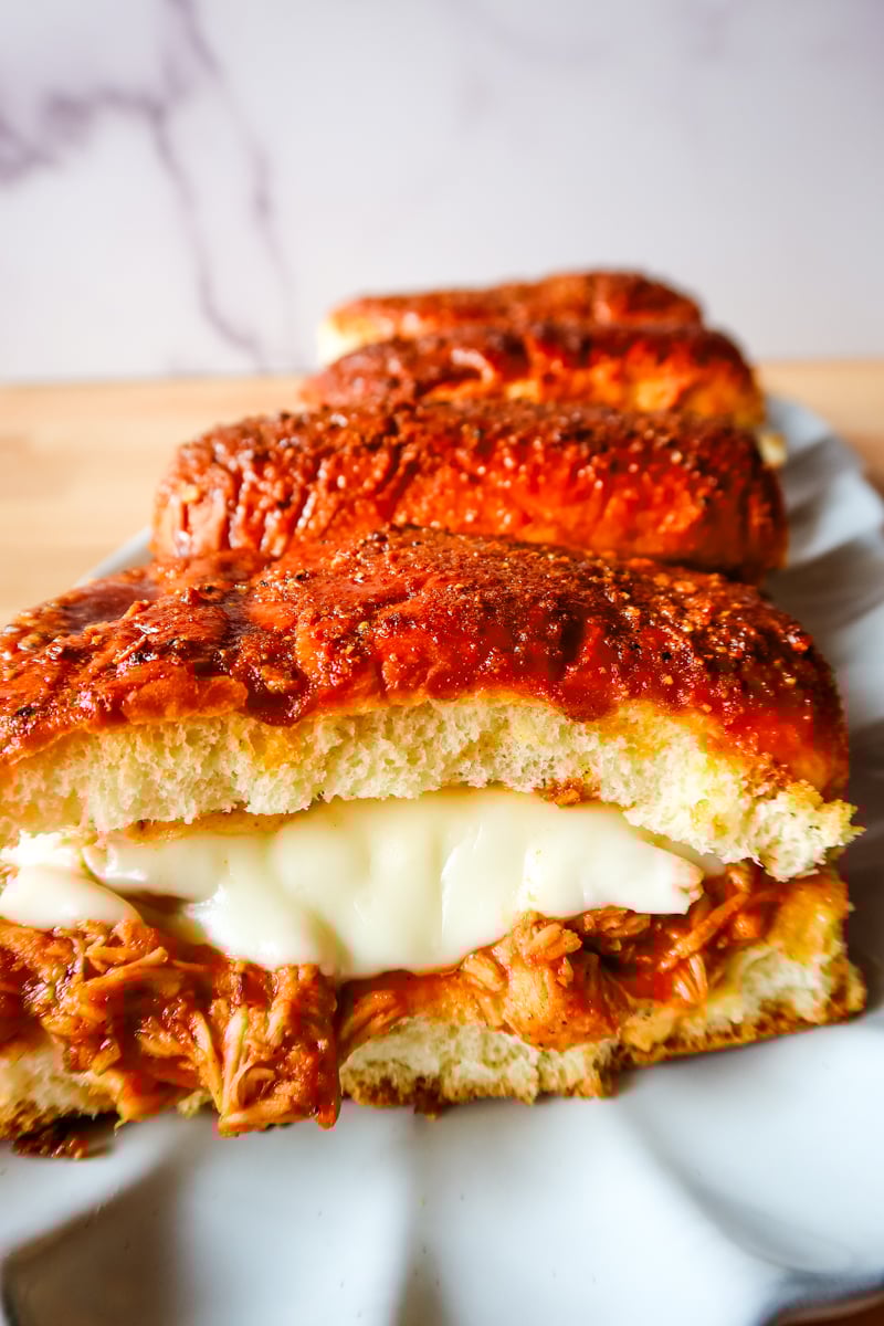 BBQ Chicken Sub Sliders