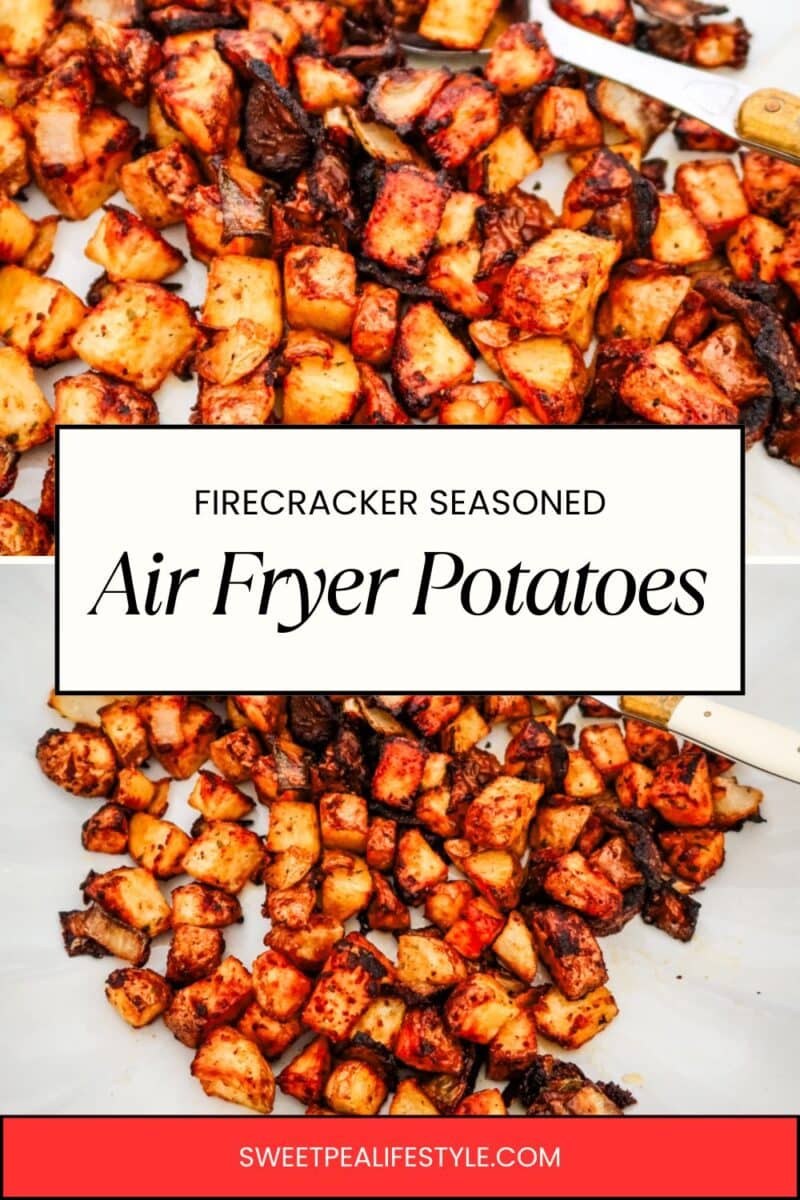 Air Fryer Fried Potatoes and Onions (Firecracker Seasoned!) - Sweetpea ...
