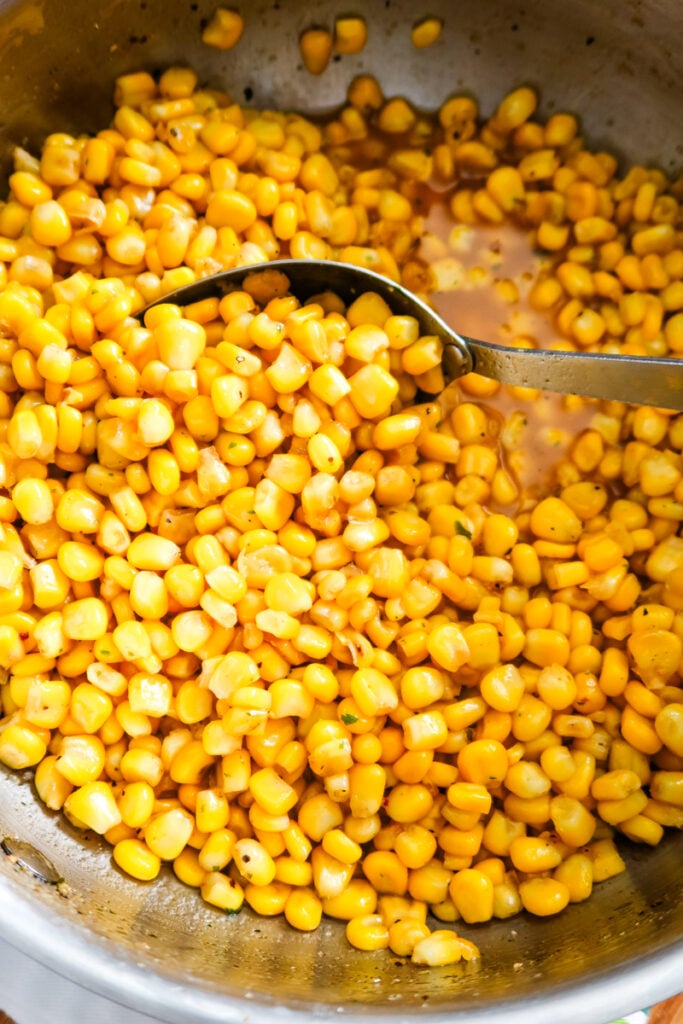 Serving Honey Butter BBQ Corn