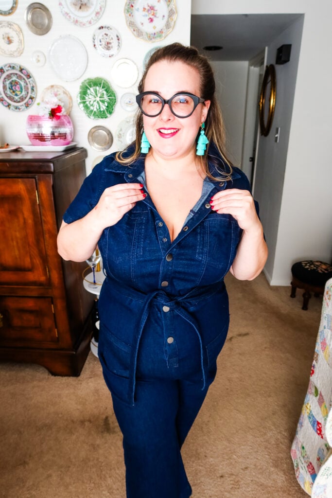 Universal Standard Kate Denim Jumpsuit