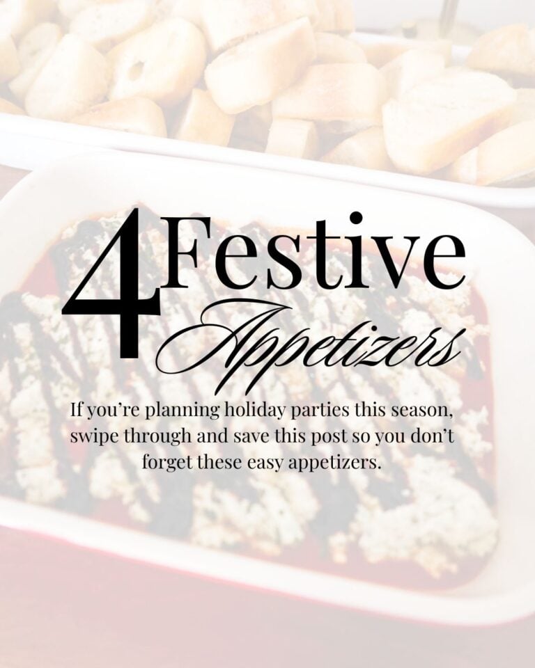 easy festive appetizer recipe ideas